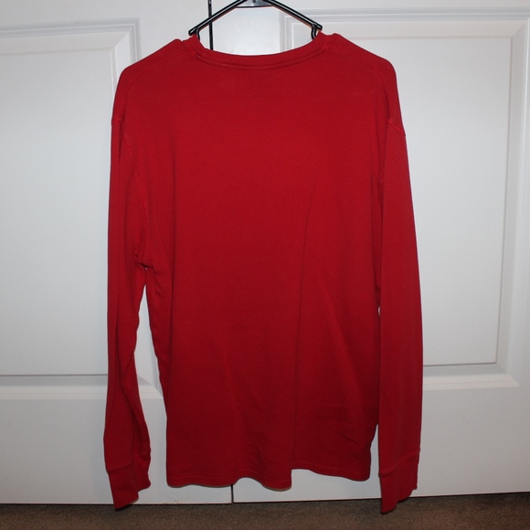 Red Polo Thermal Long Sleeve - Picture 4 of 4